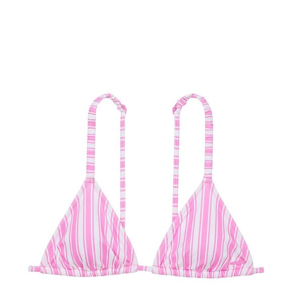 COPY - NWT Victoria's Secret Pink Striped Bikini Set - Top Small, Bottom Medium - Picture 5 of 8